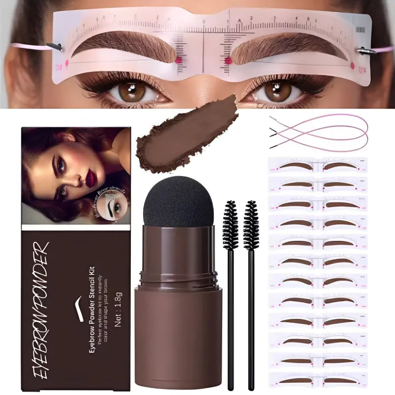 Kit Sobrancelhas Perfeitas 3D - Profissional com 12 Molds