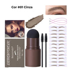 Kit Sobrancelhas Perfeitas 3D - Profissional com 12 Molds
