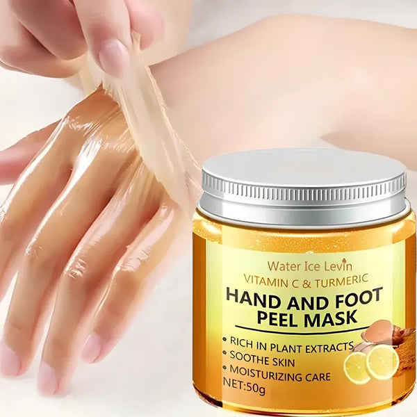 Máscara de Hidratação Profunda para Mãos – Vitamina C e Cúrcuma