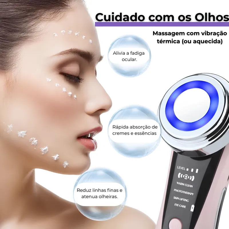 Massageador Facial Lifting para Rosto e Pescoço