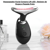 Massageador Facial e Pescoço Lift LED Coreno - Redutor de Rugas e Papada