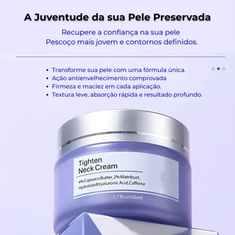 Pescoço Firme Sem Rugas - Lift Glow Antienvelhecimento