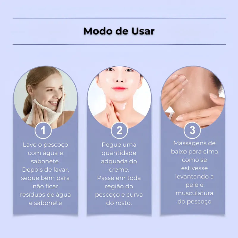 Pescoço Firme Sem Rugas - Lift Glow Antienvelhecimento