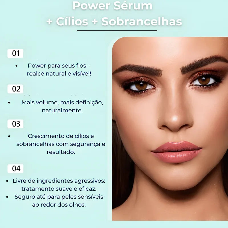 Power Sérum – Crescimento Ativo de Cílios e Sobrancelhas