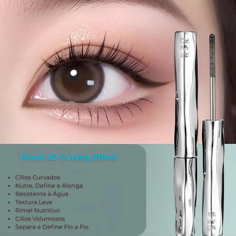 Rímel 3D Curling Effect – Volume, Curvatura e Definição Natural