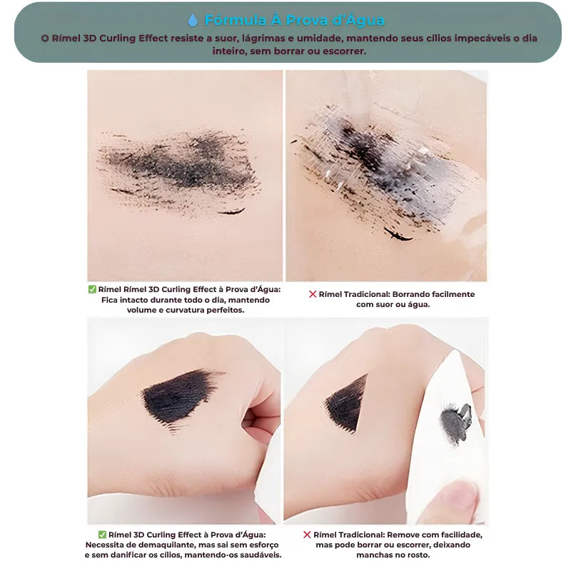 Rímel 3D Curling Effect – Volume, Curvatura e Definição Natural