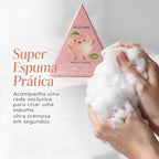 Sabonete de Limpeza Facial Espumante Peach Cheese