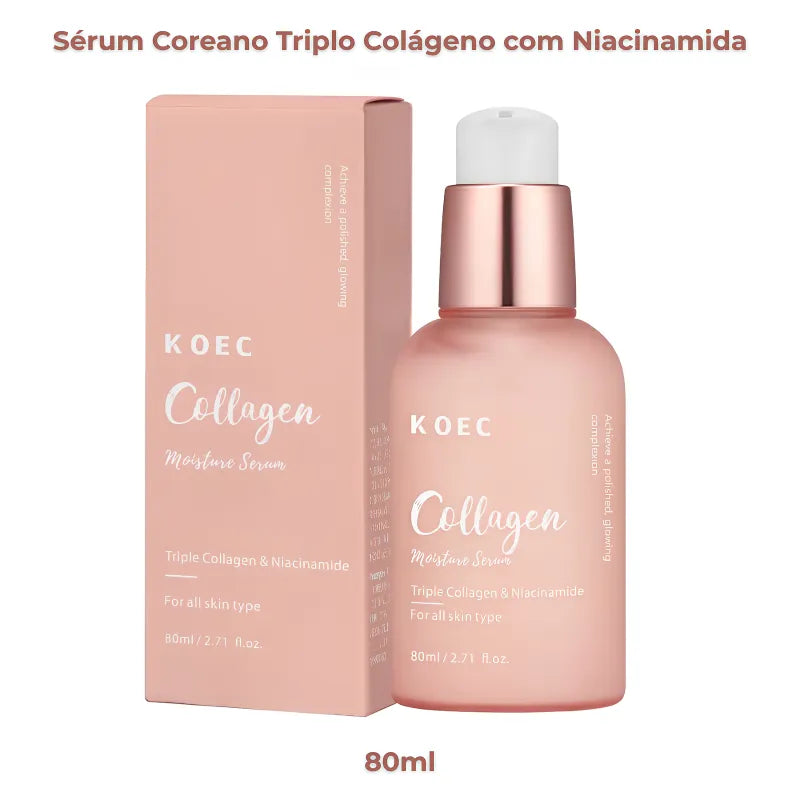 Sérum Coreano Triplo Colágeno com Niacinamida
