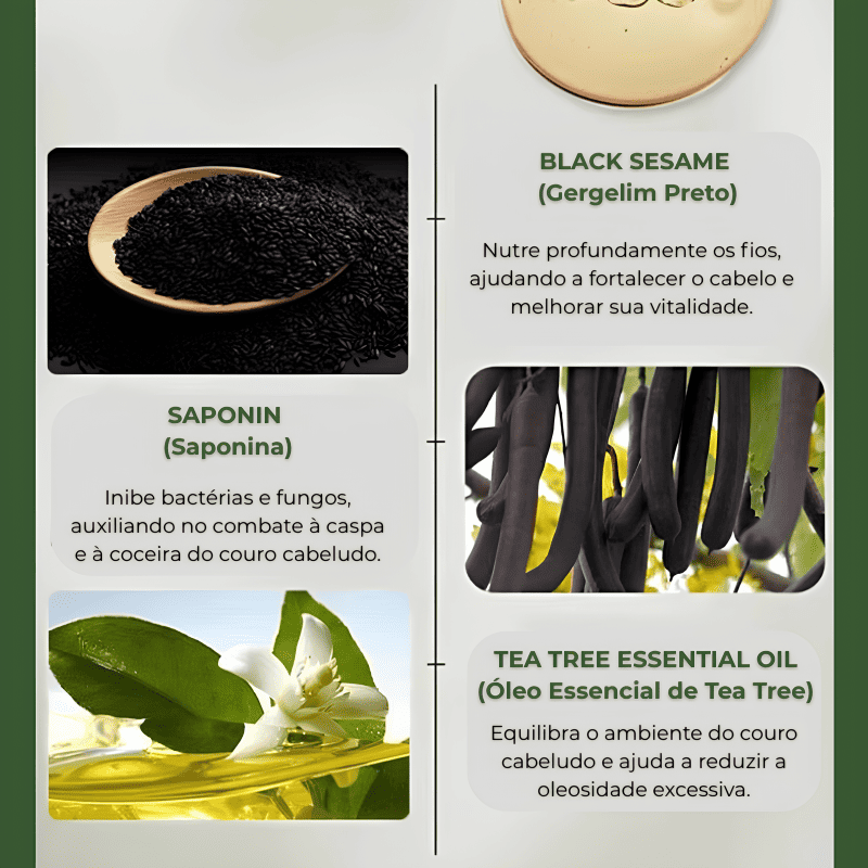 Shampoo Antiqueda em Barra – Herbal Glow Fórmula Asiática