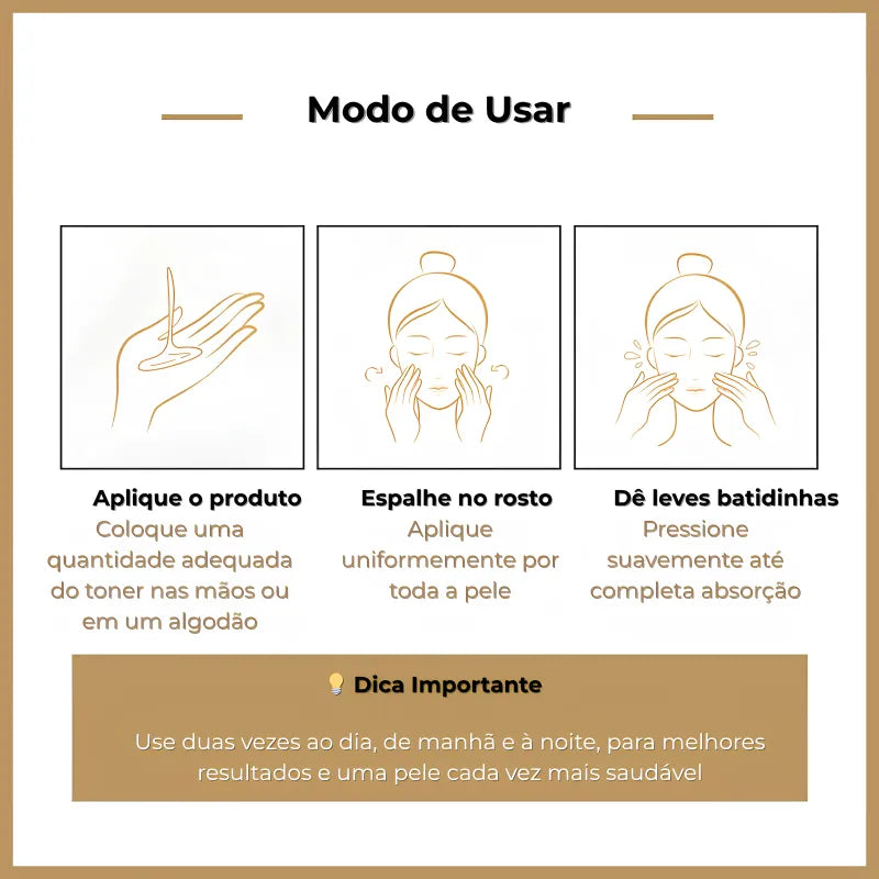 Toner Coreano de Arroz Hidratante e Iluminador