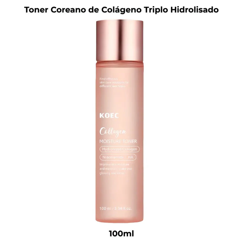 Toner Coreano de Colágeno Triplo Hidrolisado