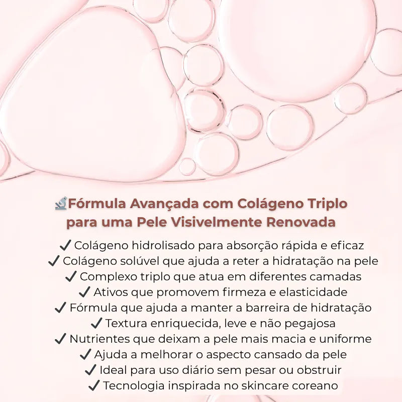 Toner Coreano de Colágeno Triplo Hidrolisado