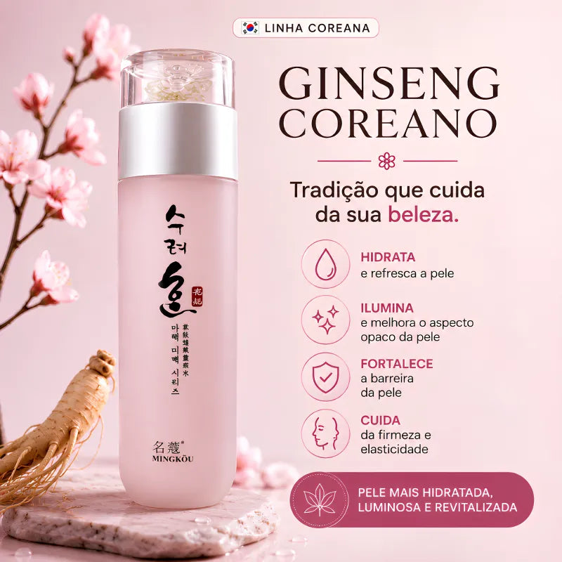 Tônico Facial Coreano Sooryehan com Ginseng