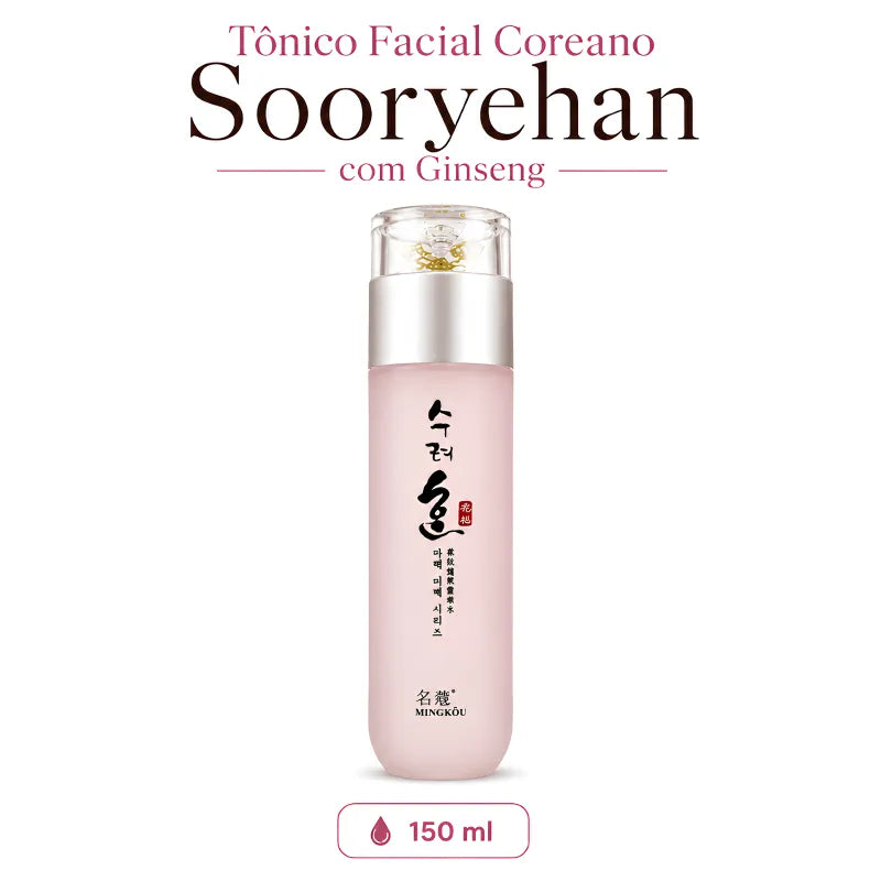 Tônico Facial Coreano Sooryehan com Ginseng