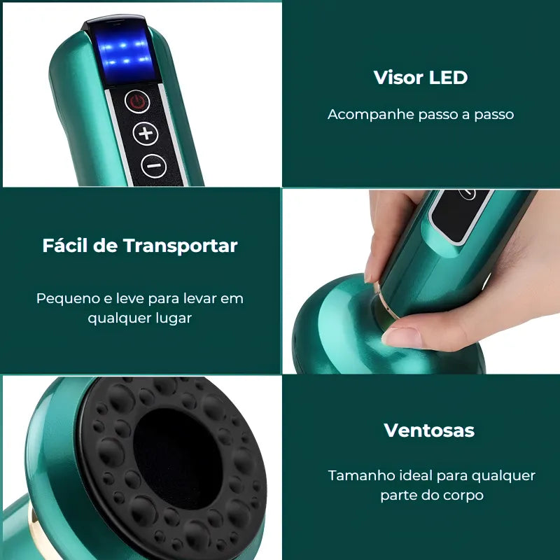 Ventosa SlimTech 12 Níveis– Redução de Celulite e Gordura Localizada