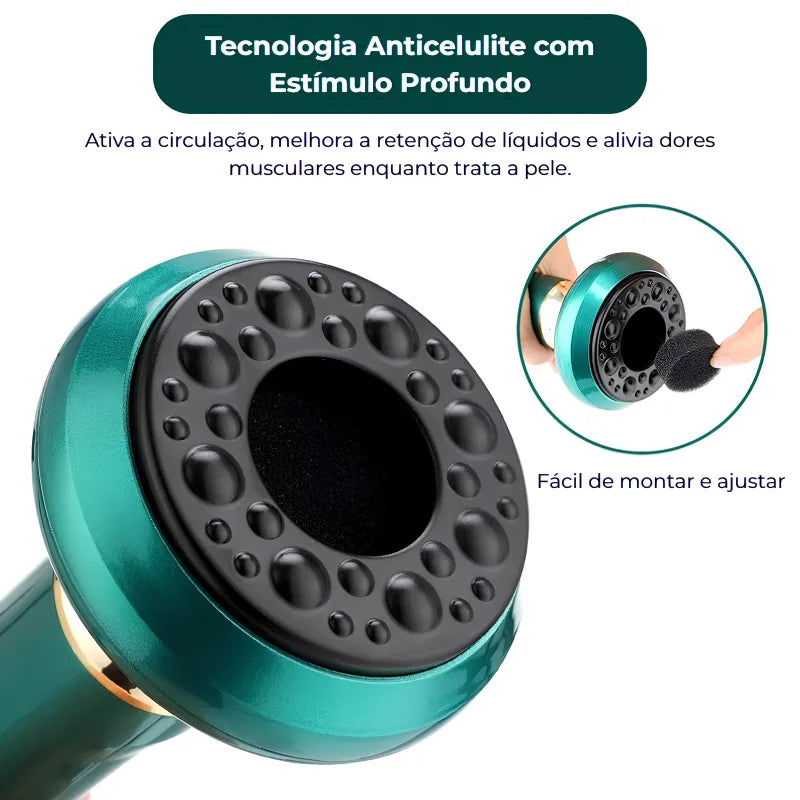 Ventosa SlimTech 12 Níveis– Redução de Celulite e Gordura Localizada
