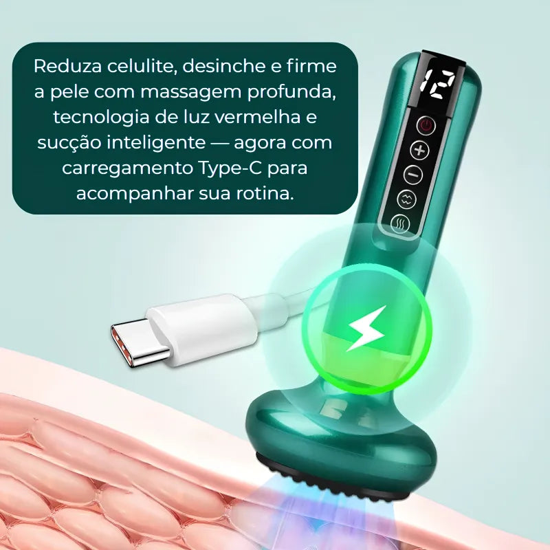 Ventosa SlimTech 12 Níveis– Redução de Celulite e Gordura Localizada